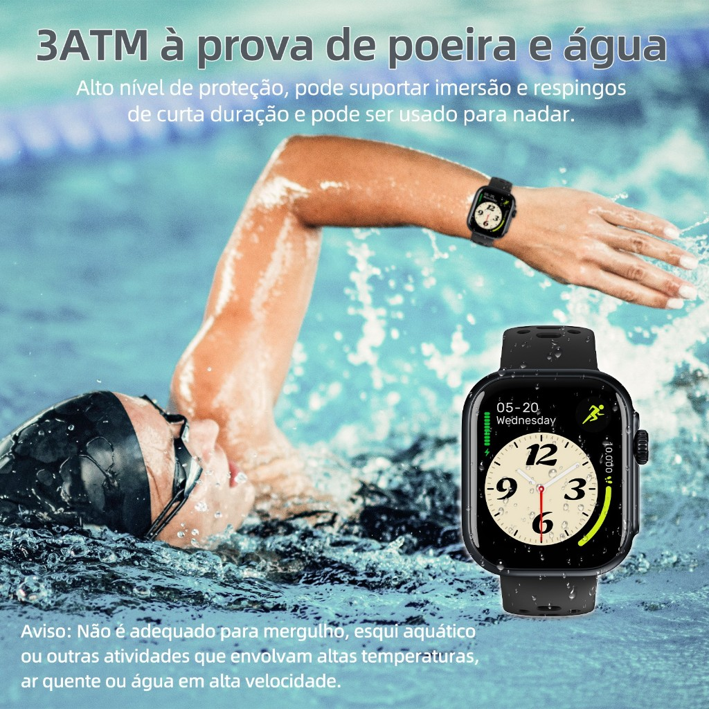 BETTDOW kriki Ai modelo GPS + smartwatch Alexa com mais de 100 modos desportivos, à prova de água 3ATM