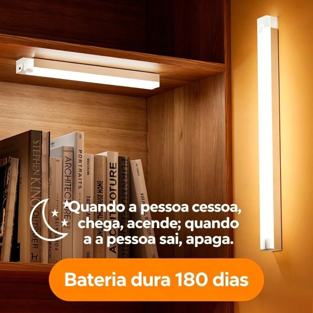 Luminária LED Inteligente com Sensor de Movimento - Compre 1, Leve 2