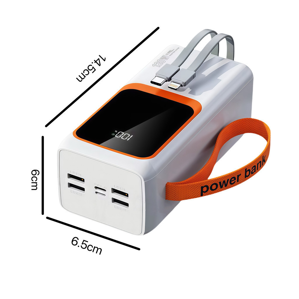 Carregador Portátil Power Bank Grande 50000mah Turbo 22.5W PD Rápido alex